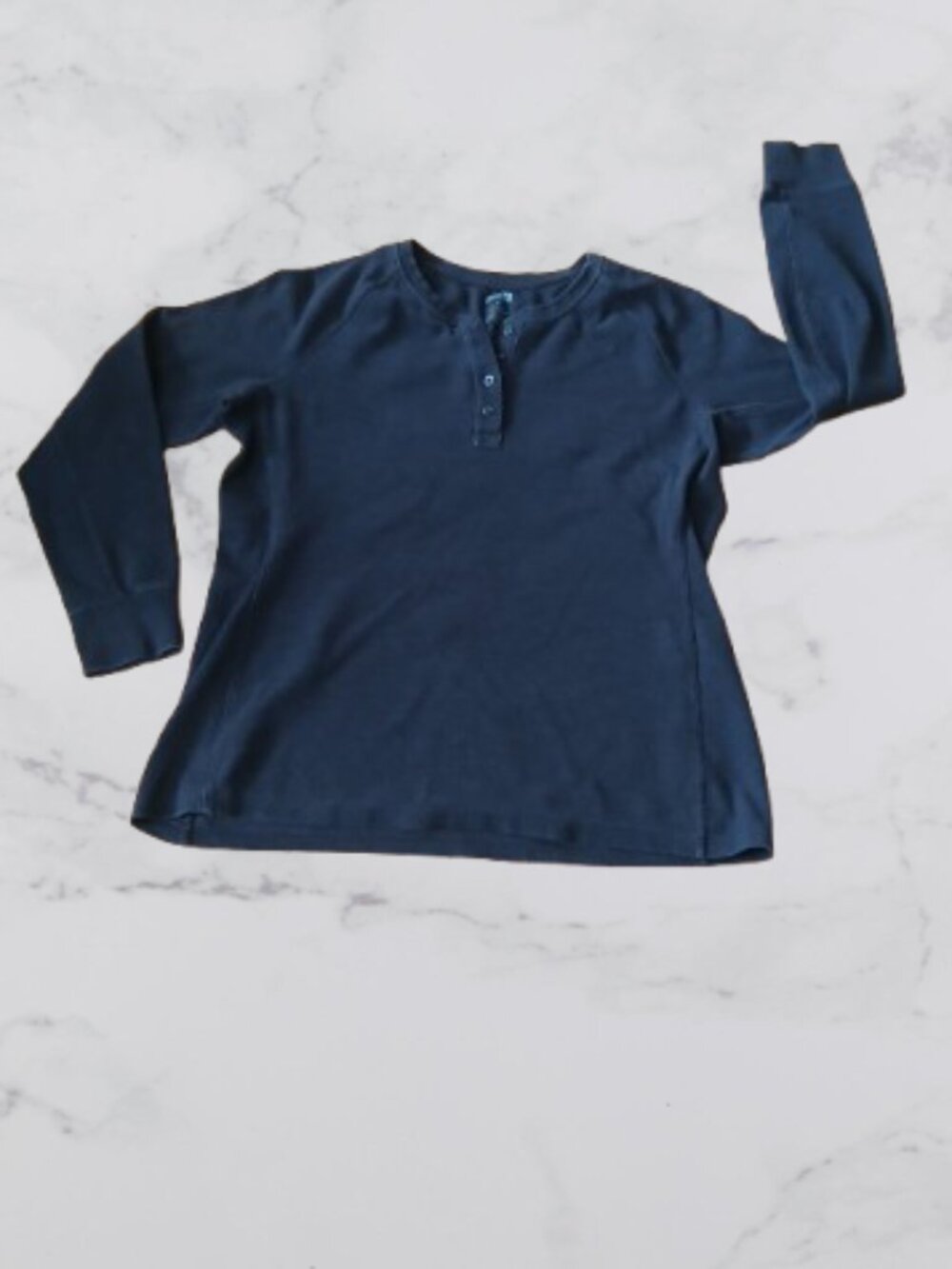 Duluth Trading company henley style four buttons  long sleeve  top XL